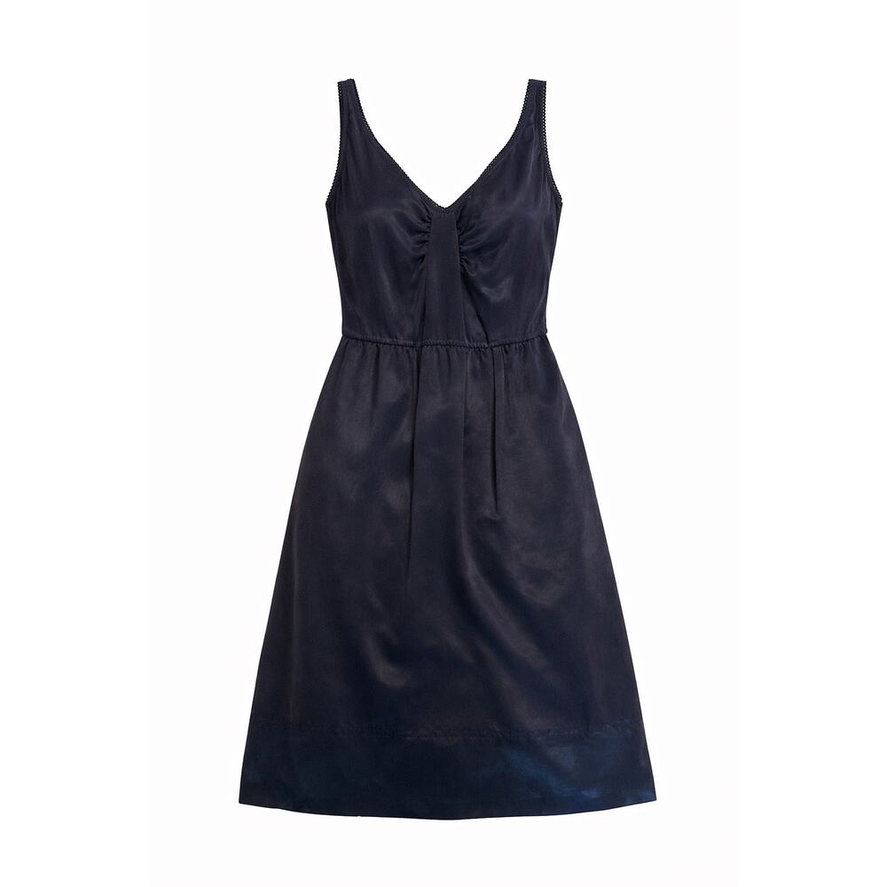 Marc by Marc Jacobs Navy Blue V Neck Cocktail Dress Size 8 Designer